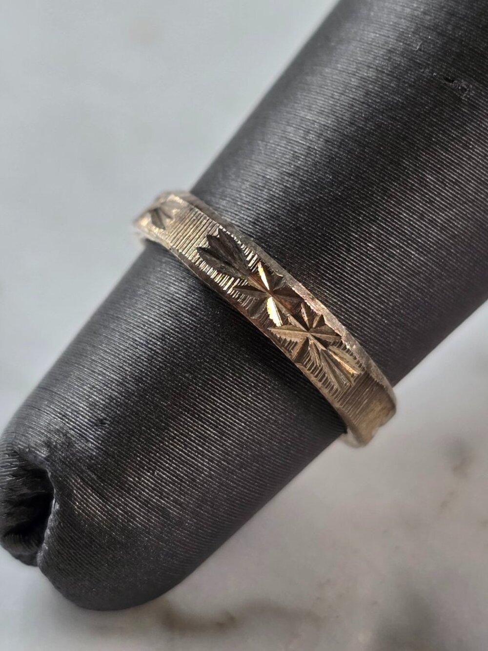 Womens Girls Vintage Estate Sterling Silver Modernist Ring 1.6g E4151